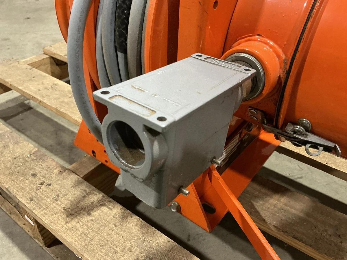 Used Gleason Reel S14351-12L-10-5 Cable Reel Lift ~25ft Type-18G Cable @ 0.150FPM