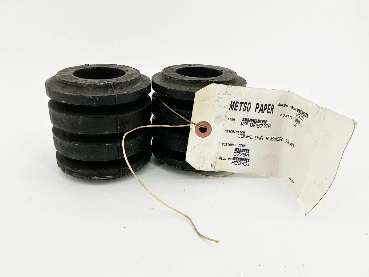 New Lot of 2 Metso Paper VAL0057376 Rubber Coupling KH45