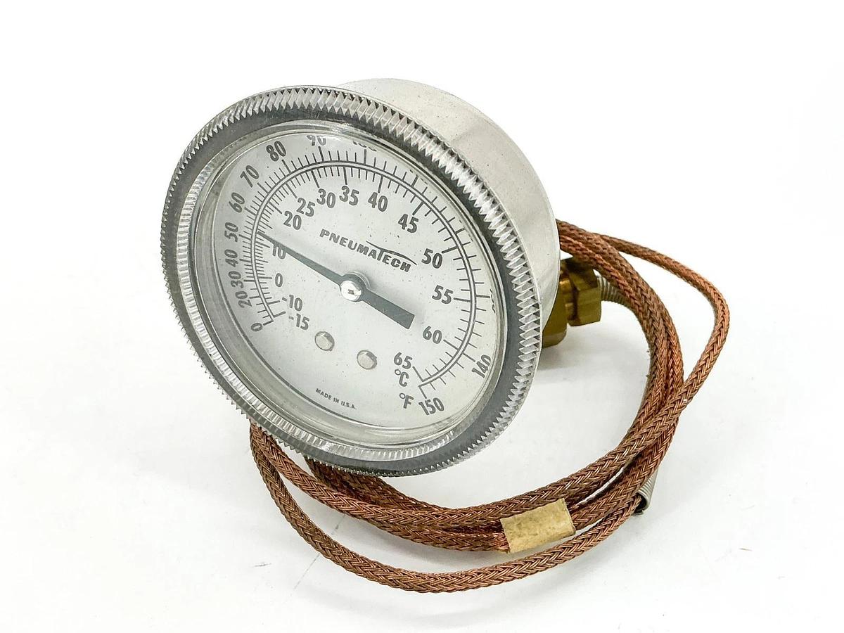 New Pneumatech 25UB9-5111 Vapor Thermometer 0-150F 3" Face