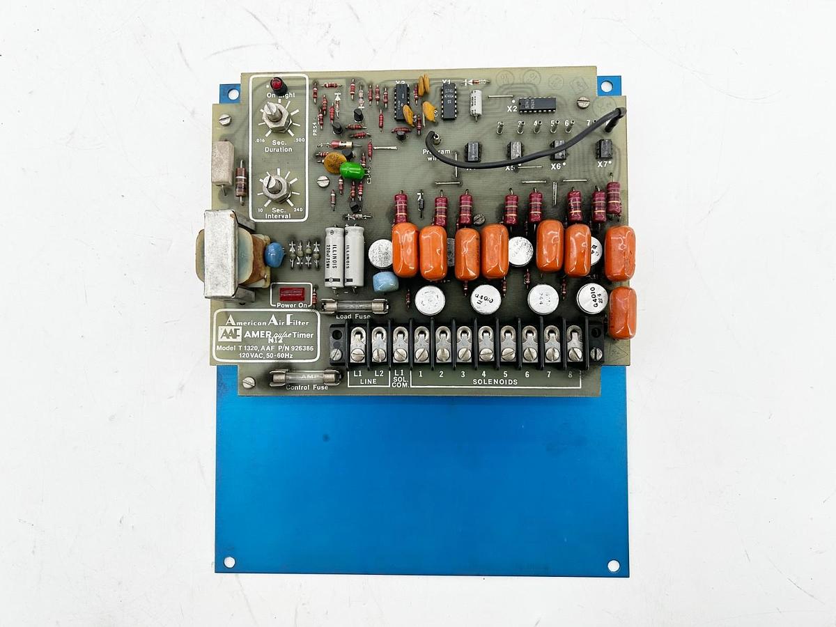 Used American Air Filter T1320 Amer Pulse Timer 926386 120V 50/60Hz