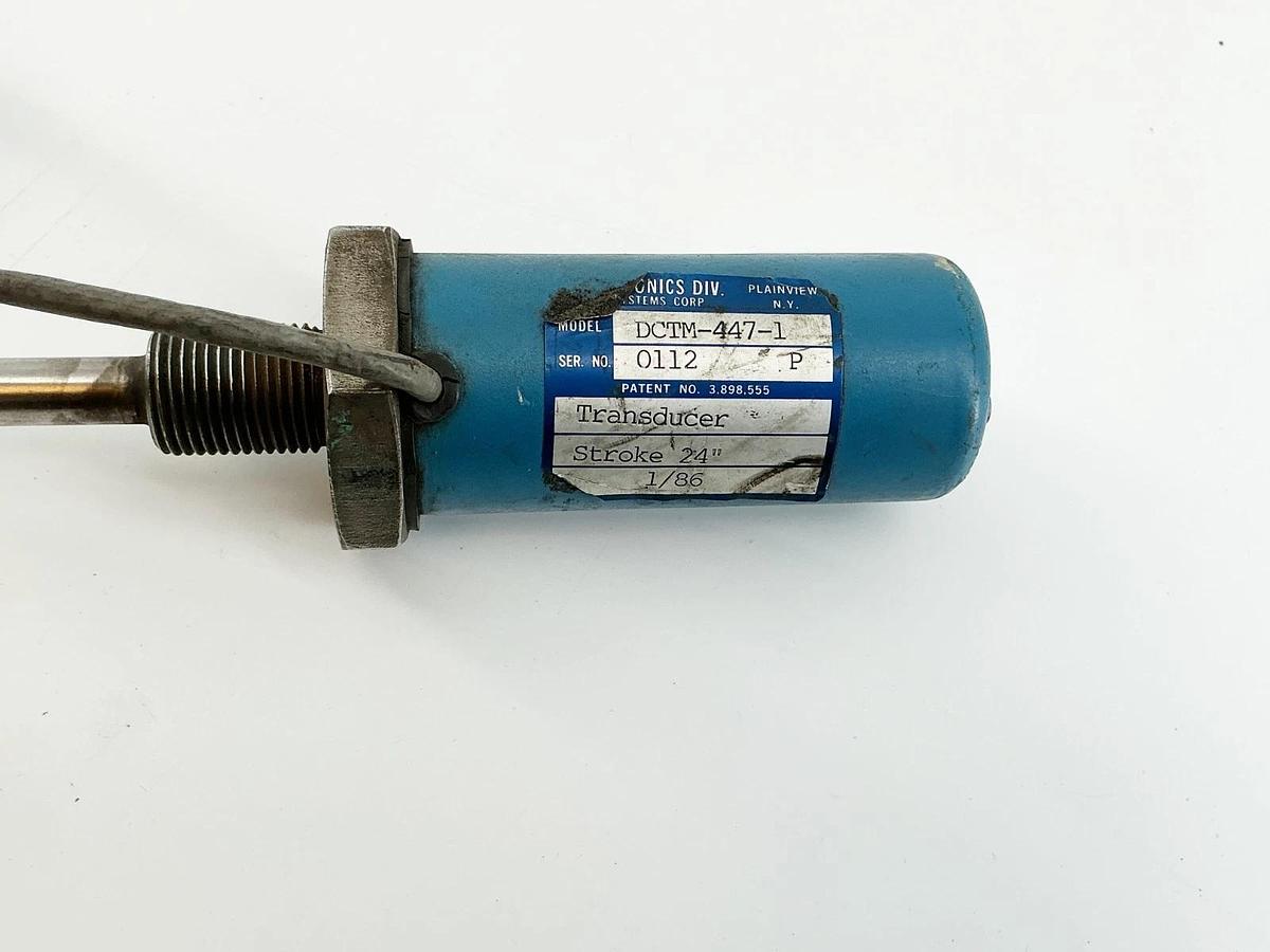 Used Temposonics DCTM-447-1 Transducer 24” Stroke 1/86