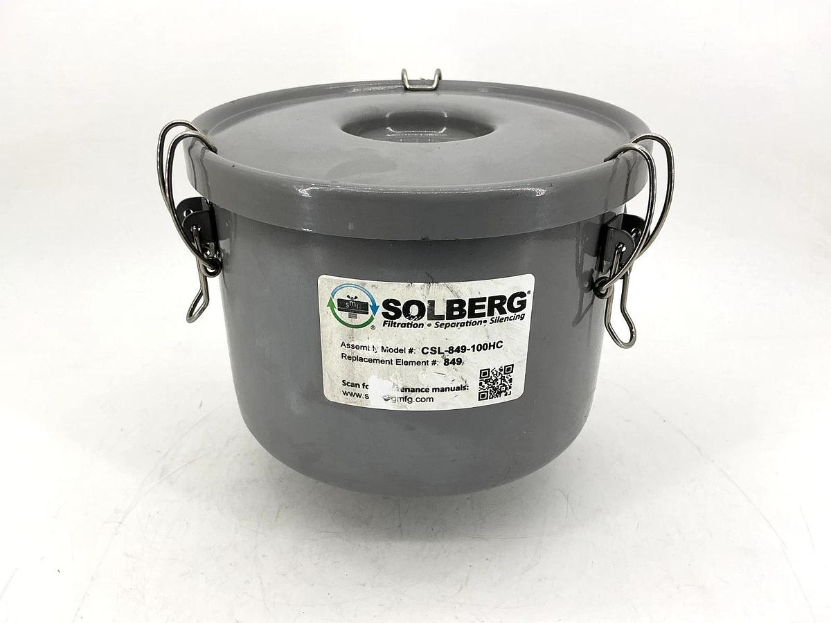New Solberg CSL-849-100HC Vacuum Air Filter ENCLOSURE ONLY CSL849100HC No Box