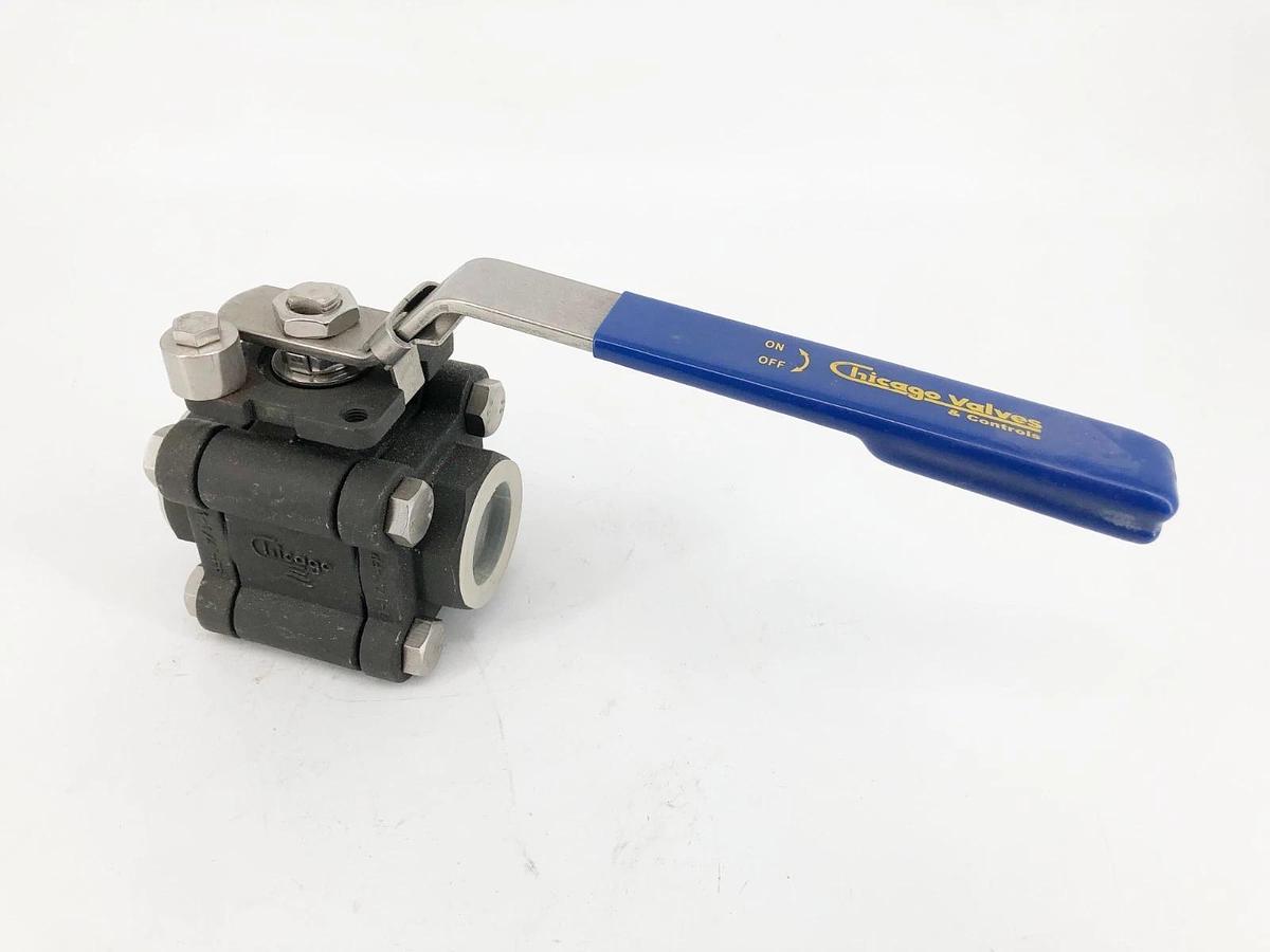 New Chicago Valves 794466XRMMTE012 Ball Valve 1-1/4" WCB - No Box