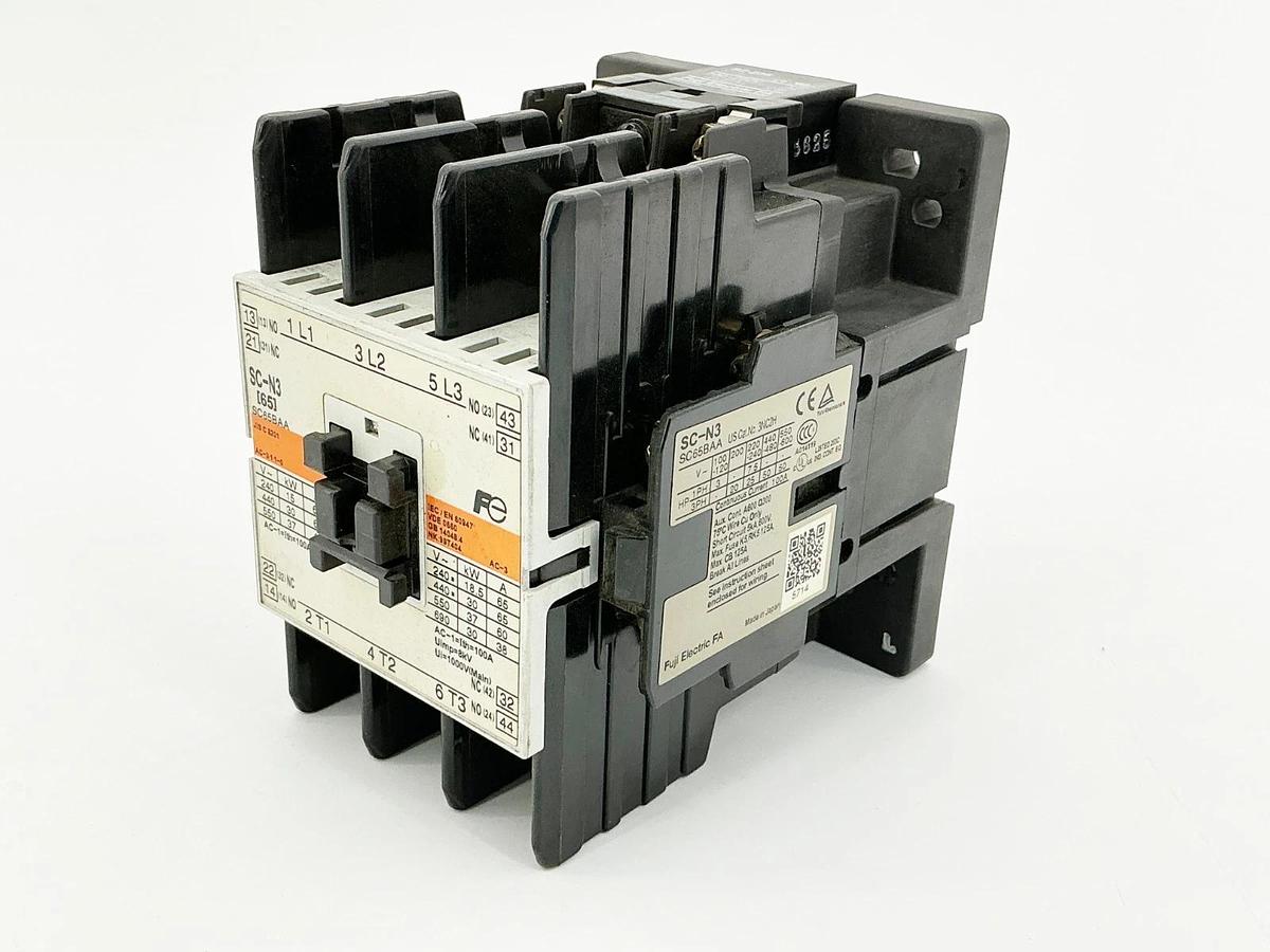 Used Fuji Electric SC65BAA Contactor 110V 50/60Hz 3NC2H