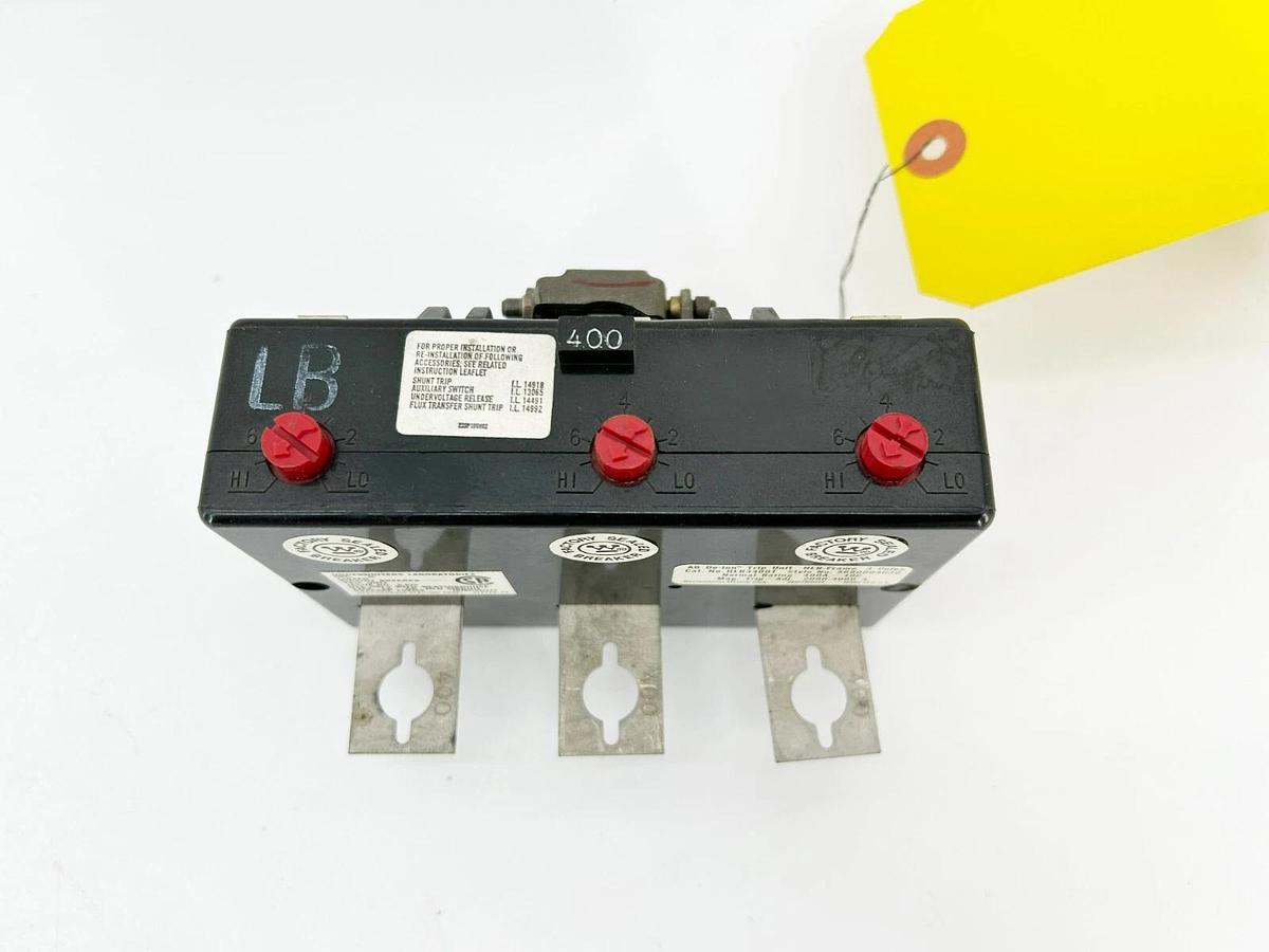 New Eaton Cutler-Hammer HLB3400T Trip Unit, 400 A, 3- Pole