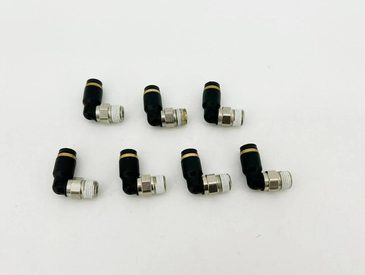 Lot of 7 New Lawson 87624 Male Elbows, 90 Deg. 3/16" x 1/8", 290PSI