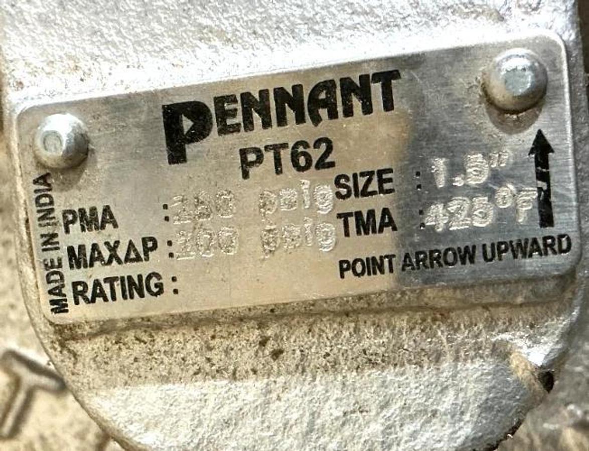 Pennant PT62 Float & Thermostatic Steam Trap PMA-250PSIG Size-1.5" TMA-425°F