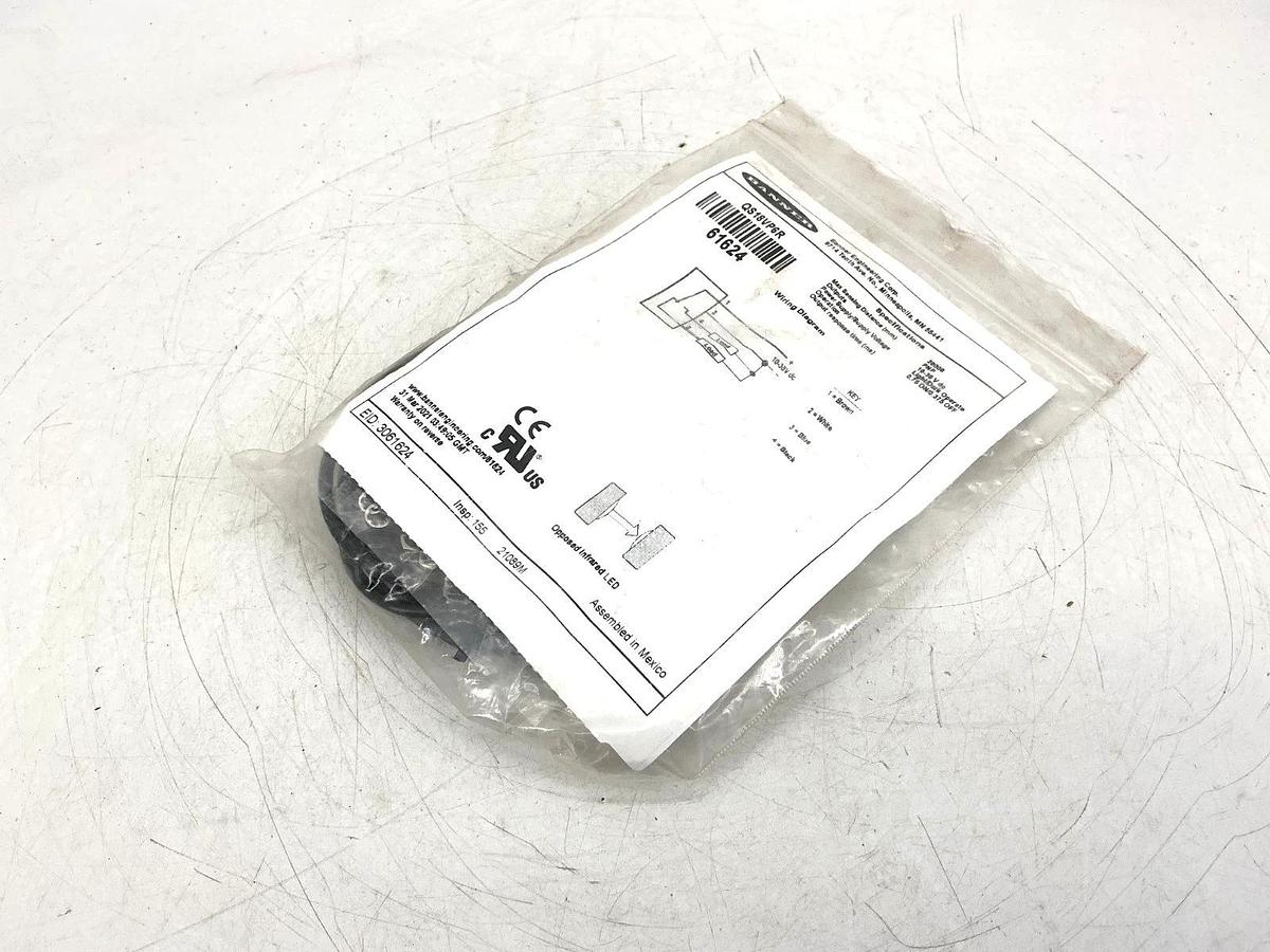 New Banner Engineering QS18VP6R Photoelectric Sensor 4-Wire 10-30VDC 61624