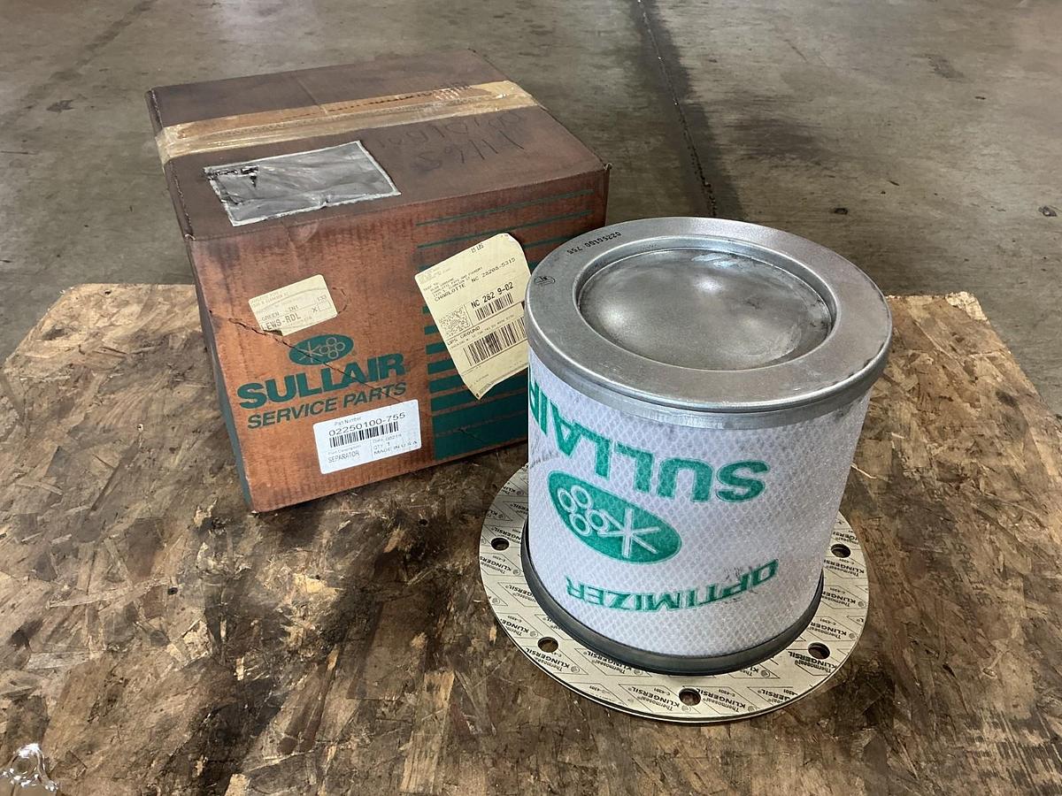 New Sullair 02250100-755 Air and Oil Separator Filter Element 0.1UM
