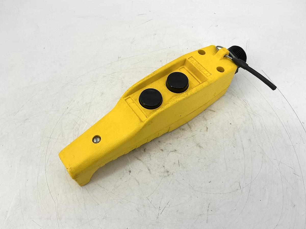 Used Hubbell CPB2-2 Pendant Control Station 2-Buttons Up & Down 2-Speed CPB22