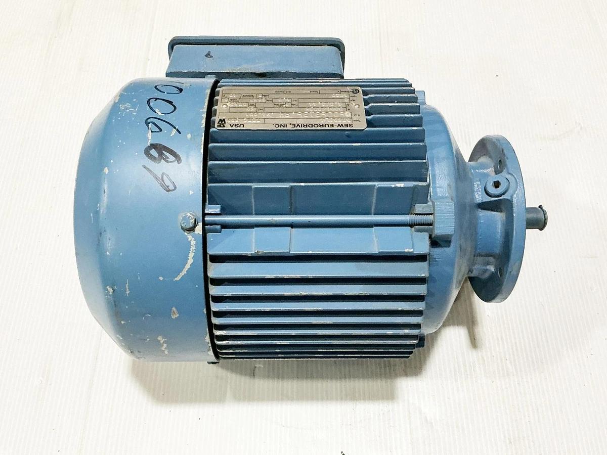SEW Eurodrive DFT90L4 Electric Motor 2HP 575V 1720RPM 3PH 4.2A