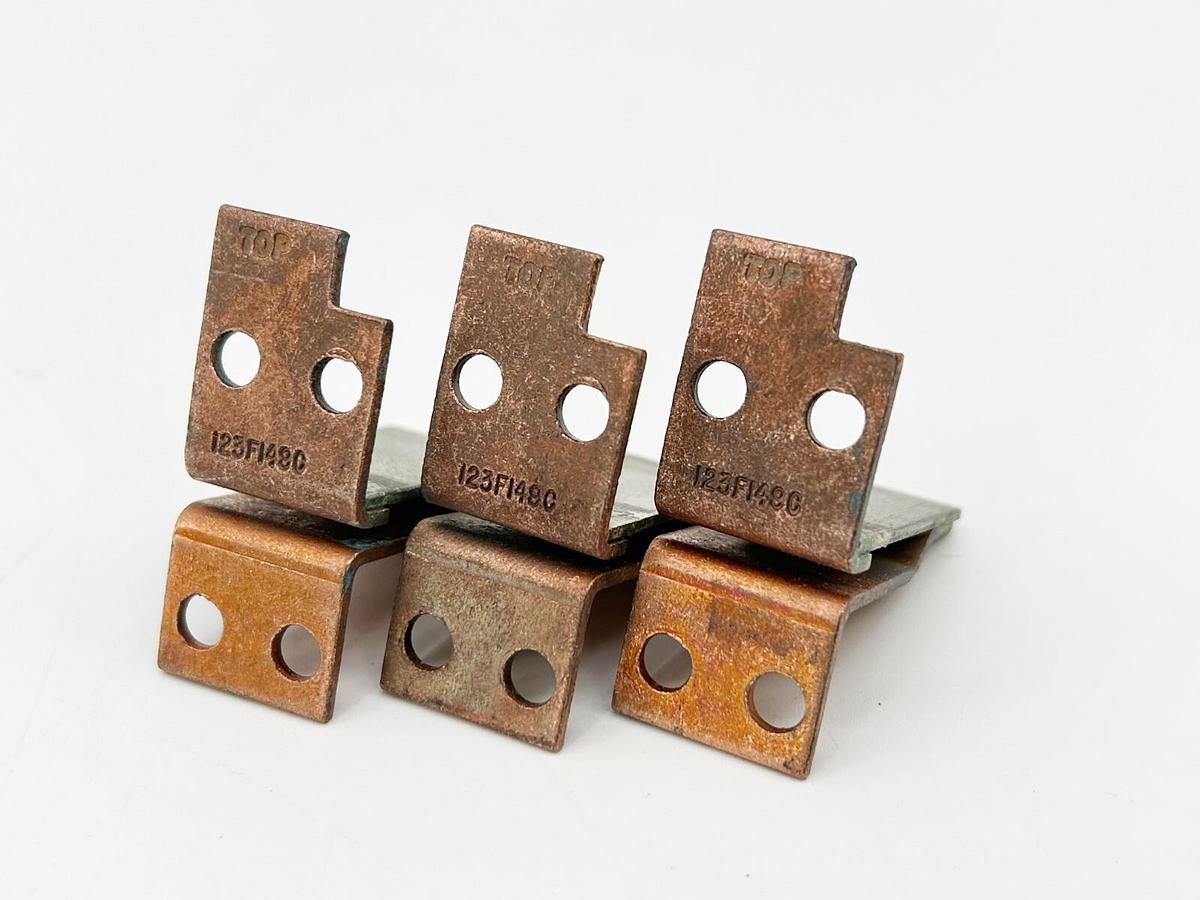 New Lot of 3 General Electric 123F14.9C Overload Relay Heater Element - No Box