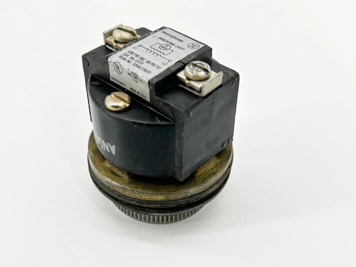 Used Westinghouse 1254C73G01 Pilot Light 120V 2 Screw