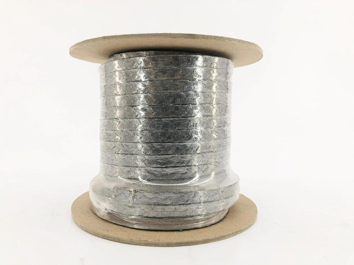 New 1100TCP Interlock Braided Packing 1/4" Graphite 1LB