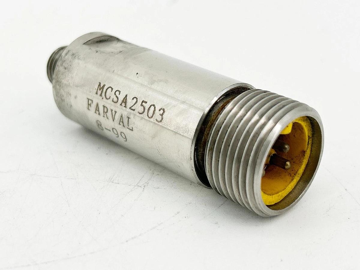 New Farval MCSA2503 Electrical Connector for Cycle Switch 3P 24VDC - No Box