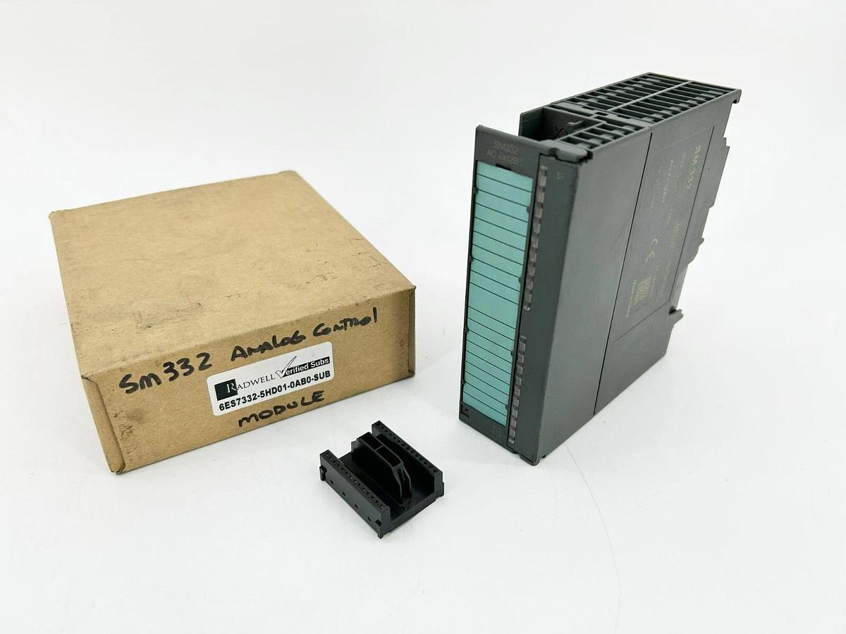 New Radwell Substitute 6ES7332-5HD01-0AB0-SUB Analog Output Module, SM 332