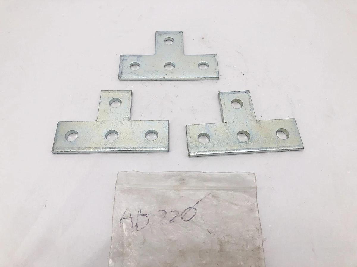 Lot of 3 New Thomas & Betts AB220 EG T-Brackets 3-1/2"H 5-3/8"L 1-5/8"W - No Box