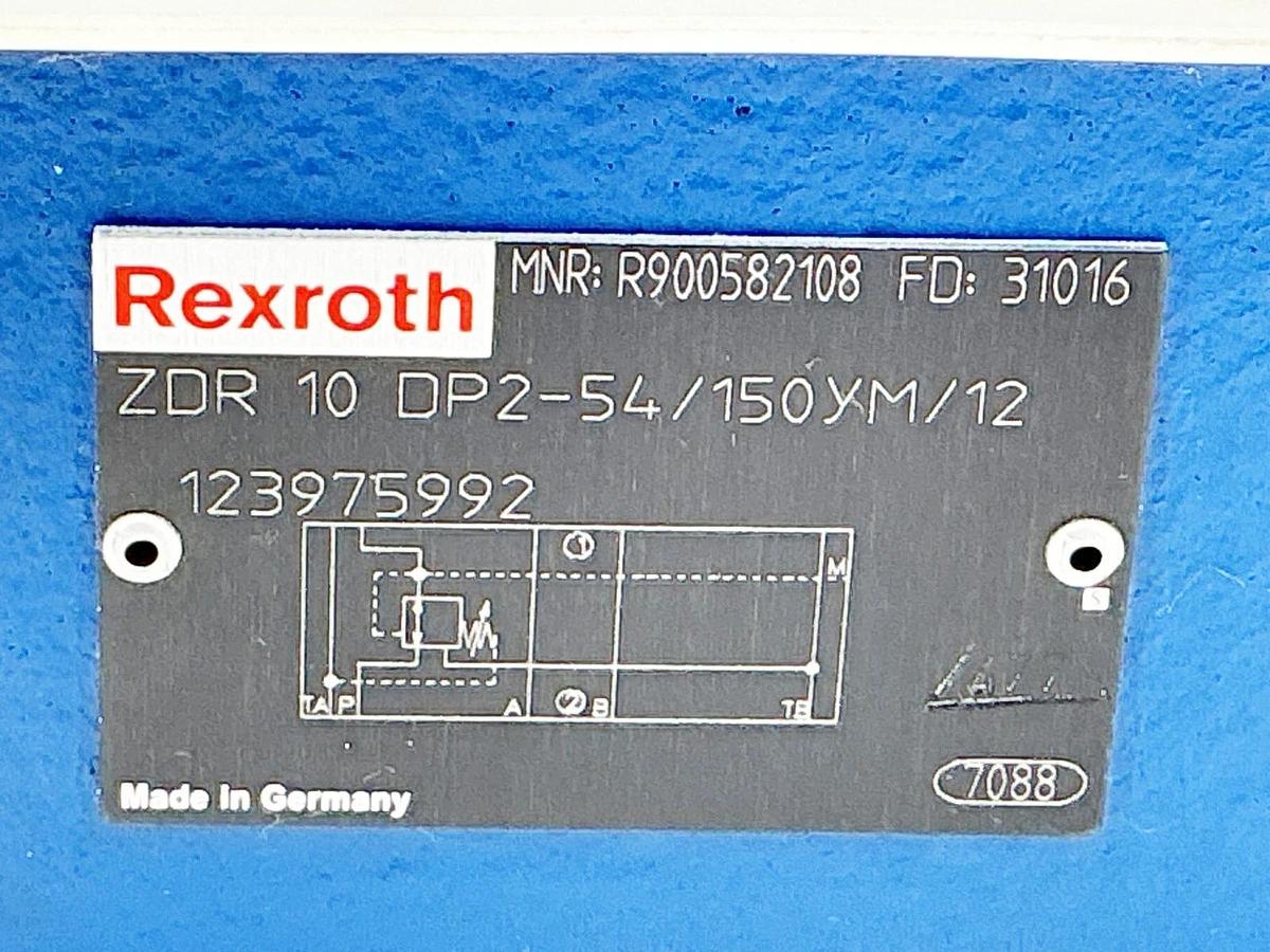 New Rexroth ZDR 10 DP2-54/150YM/12 Pressure Reducing Valve R900582108 - No Box