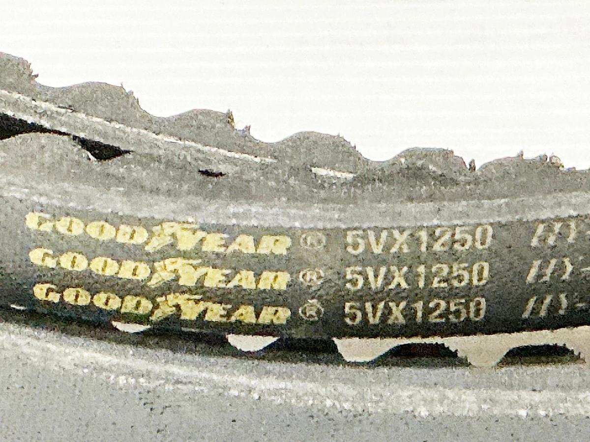 New Goodyear 5VX1250 Cogged Belt 125" Length 0.62 Width - No Box