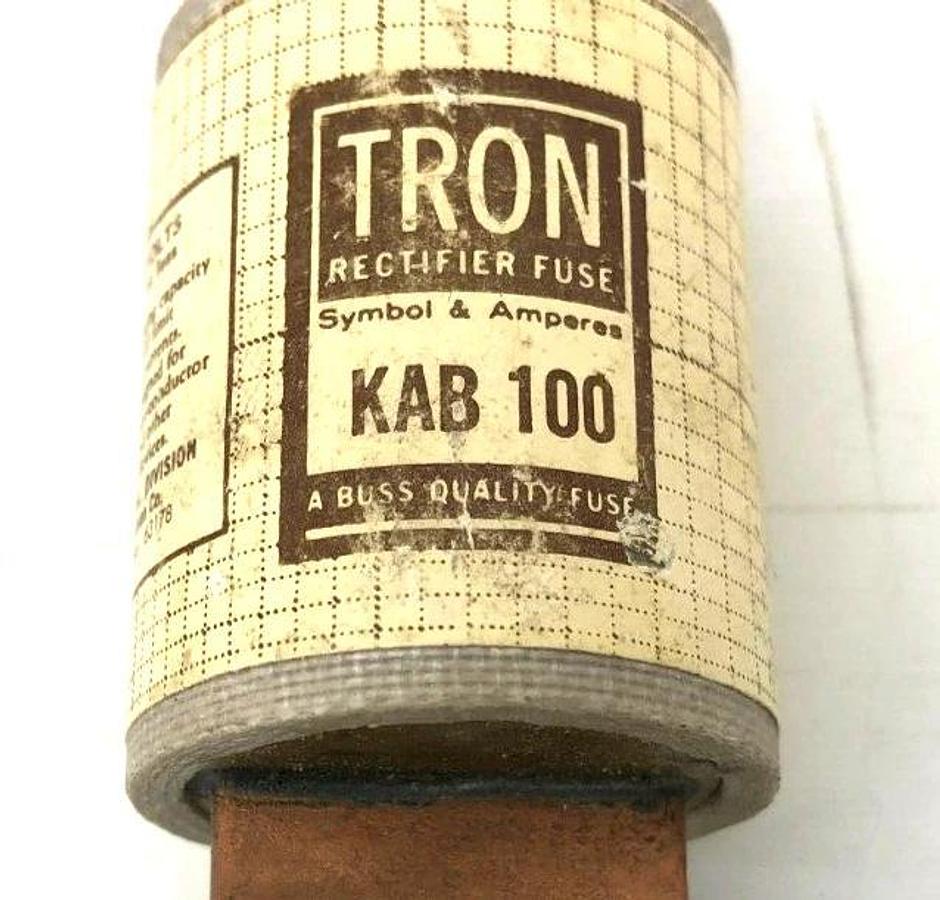 Lot of 5 New Bussmann KAB-100 Rectifier Fuses 100A 250V