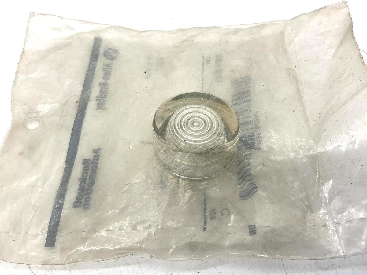 Lot of 3 New Allen Bradley 800T-N45 Ser C Push Button Illuminated Clear Head Cap
