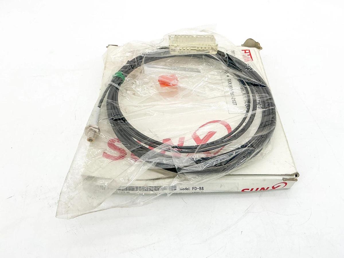 New SunX FD-B8 Photoelectric Fiber Optic Cable
