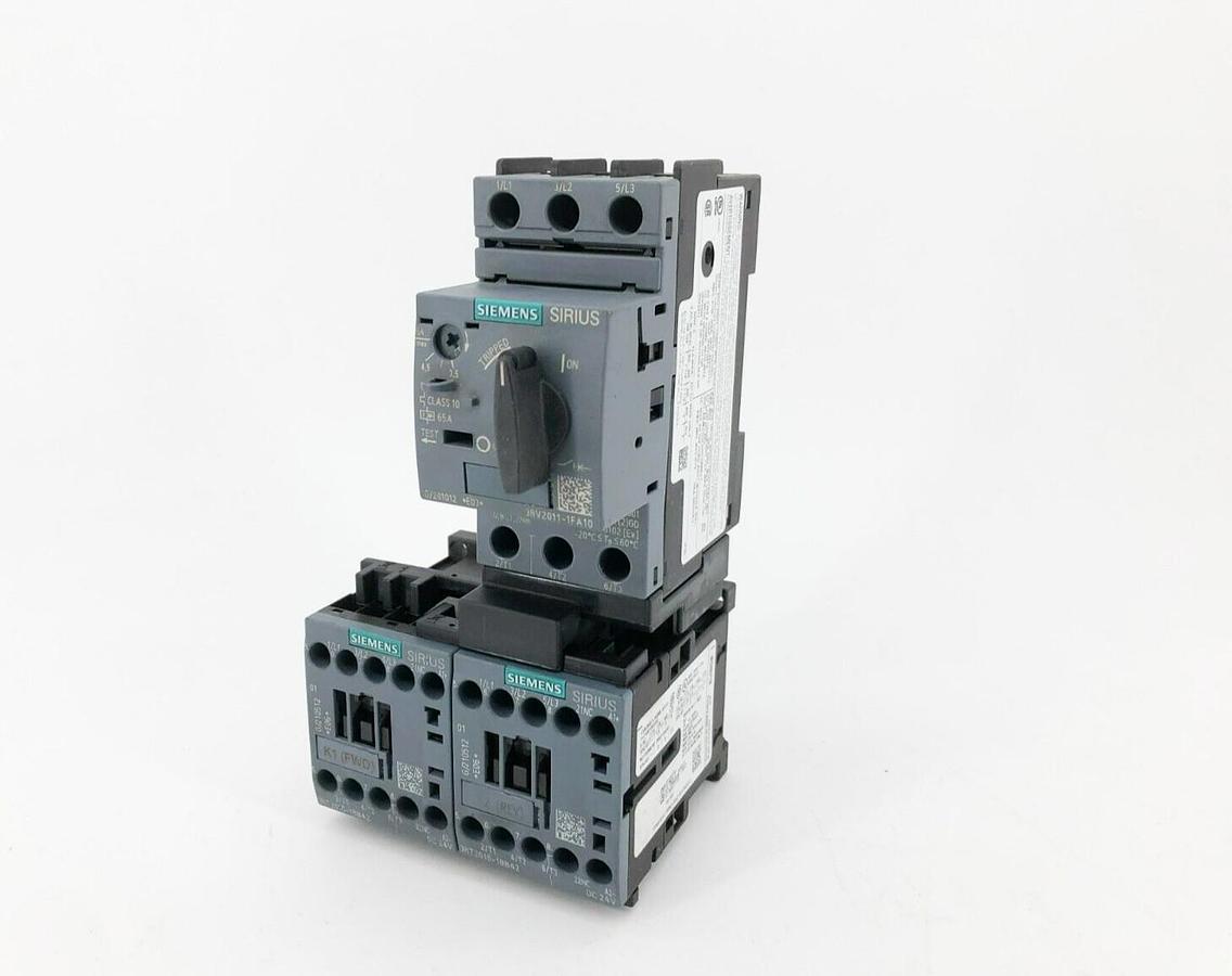 New Siemens 3RA22101FA-152BB4 Reversing Starting 3.5-5A 24VDC Rev. S00