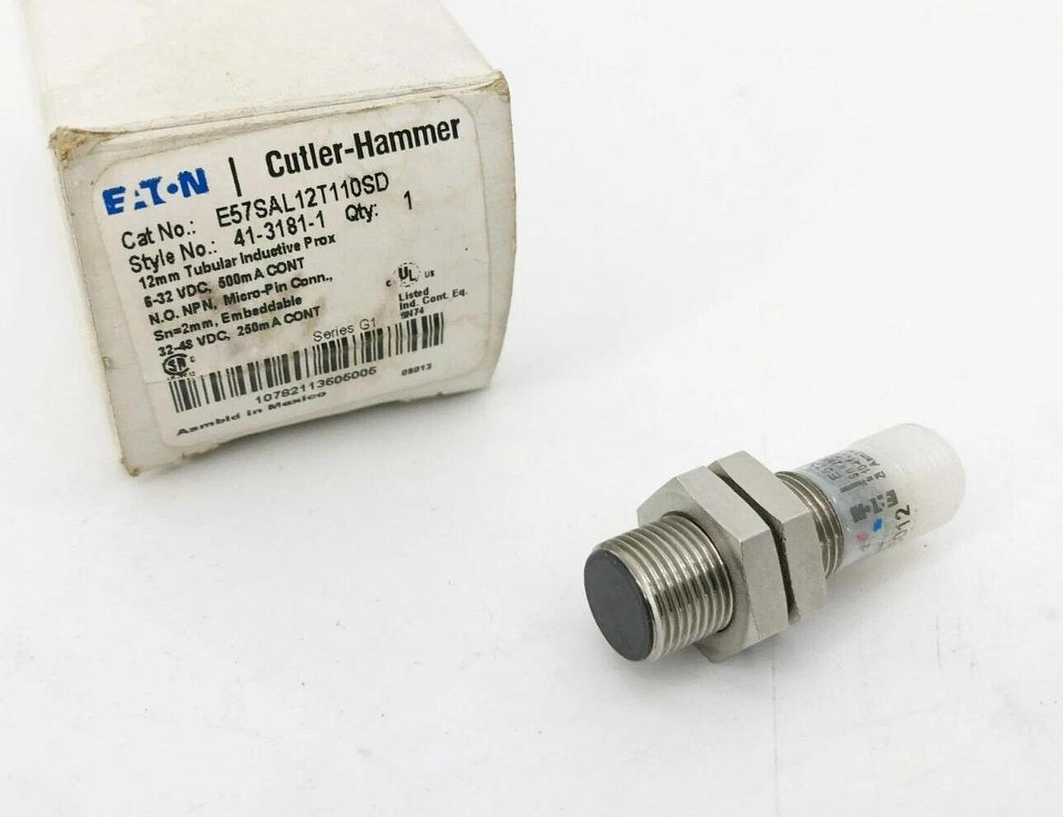 New Eaton E57SAL12T110SD Proximity Sensor 2mm Range 6-48VDC