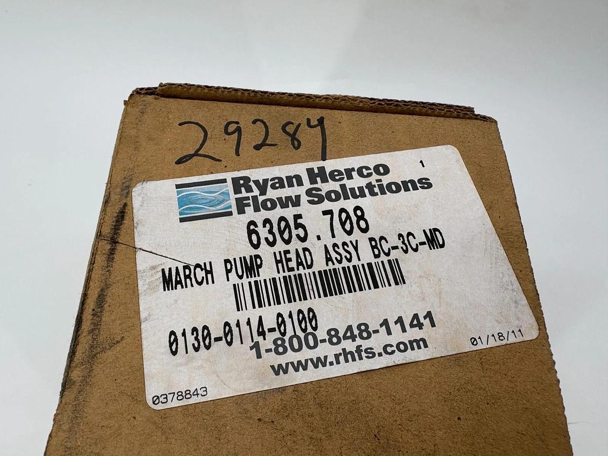 New March Pump 0130-0114-0100 Pump Head Assembly for BC-3C-MD 6305.708