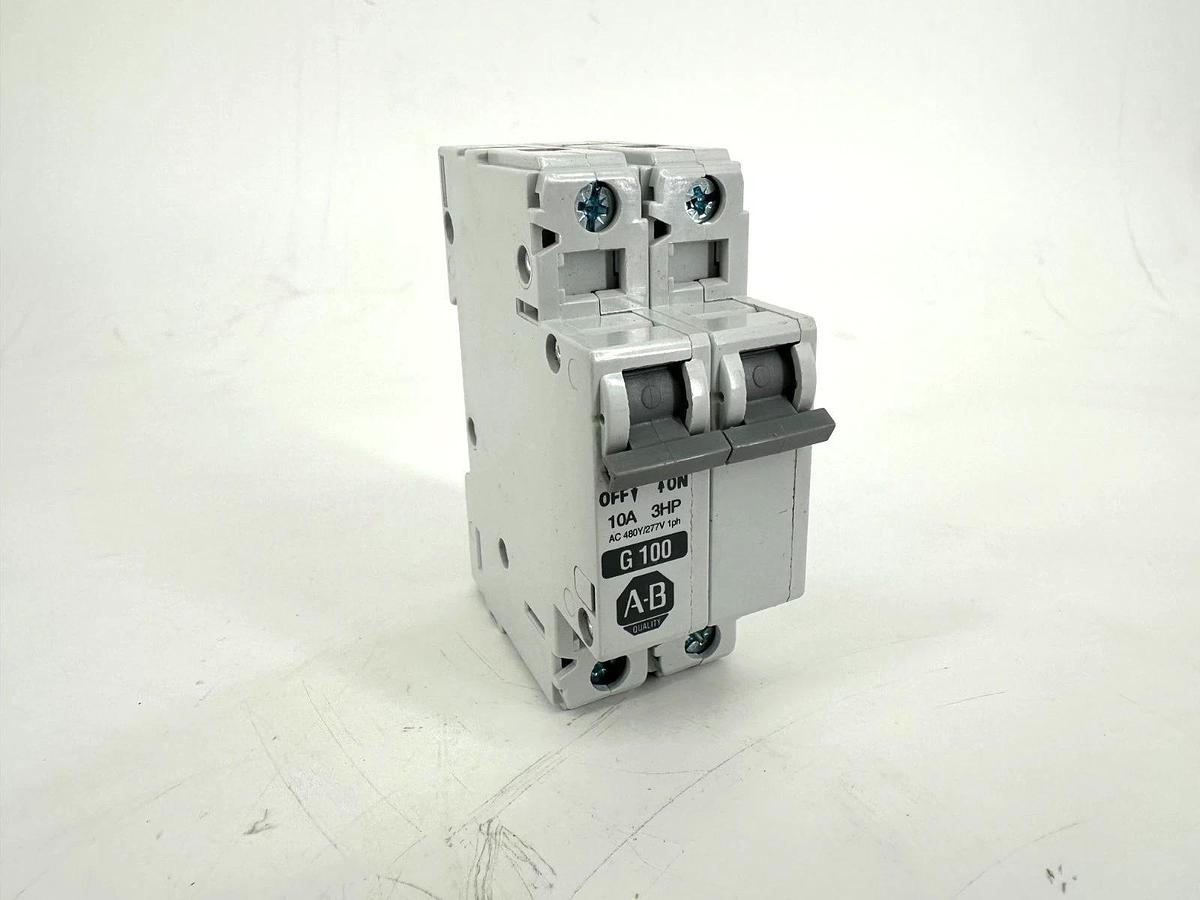 New Allen Bradley 1492-CB2G100 Ser C Manual Motor Controller 10A 2P