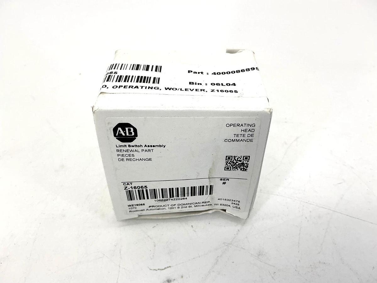 New Allen Bradley Z-16065 Ser # Limit Switch Operating Head Renewal Part Z16065