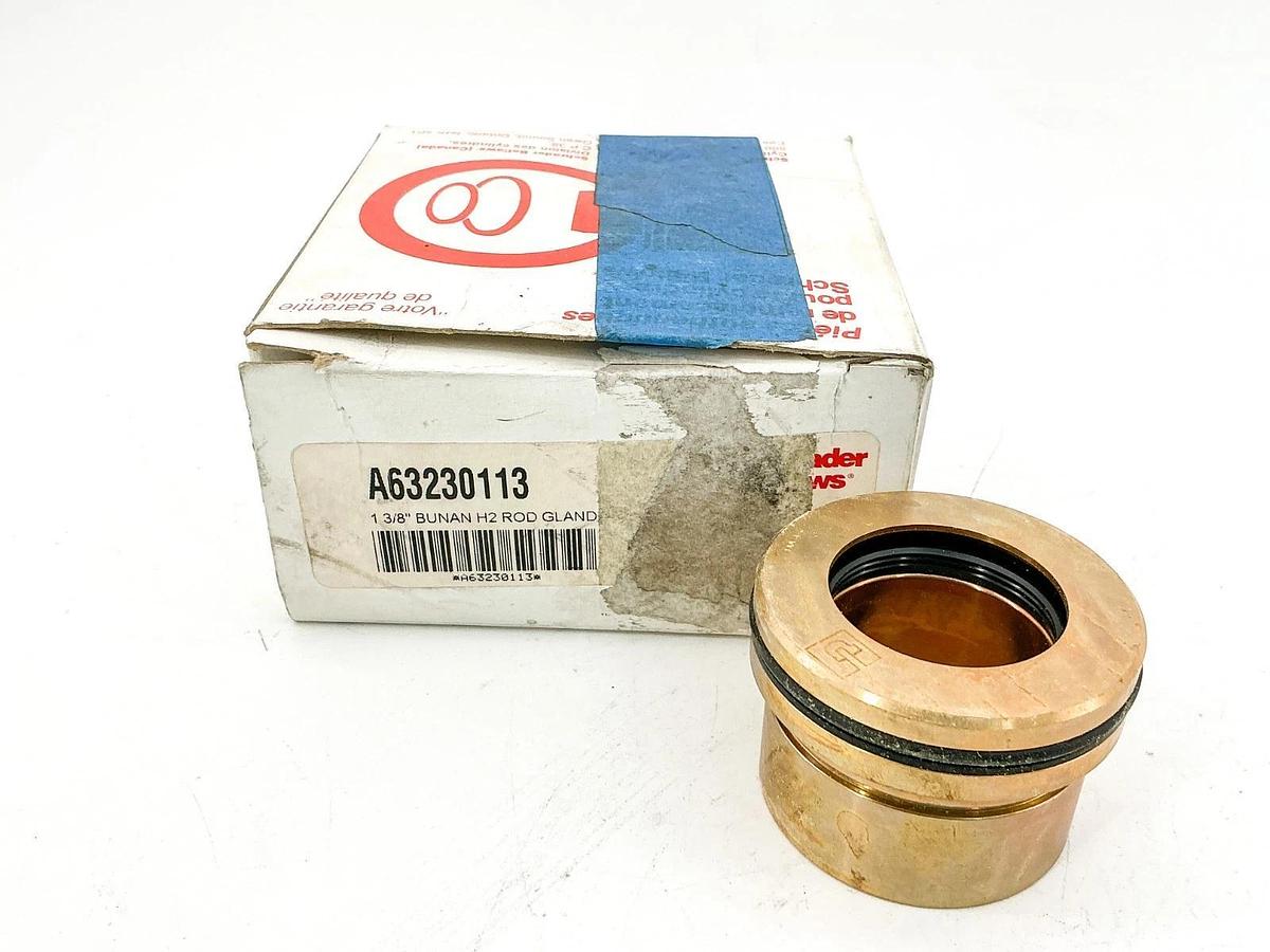New Schrader Bellows A63230113 1-3/8" Bunan H2 Rod Gland Kit