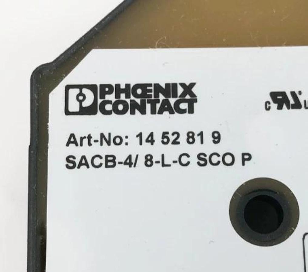 New Phoenix Contact 1452819 Distributor Box SACB-4/8-L-C SCO P