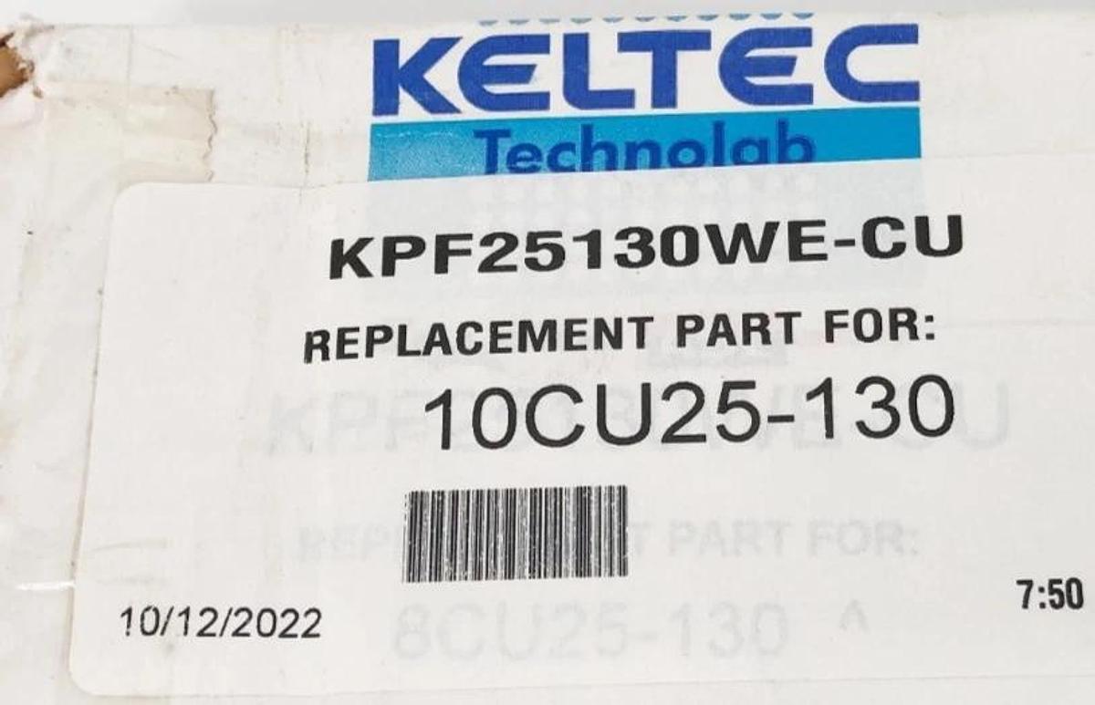 New Keltec Technolab KPF25130WE-CU Filter Element Replaces 10CU25-130