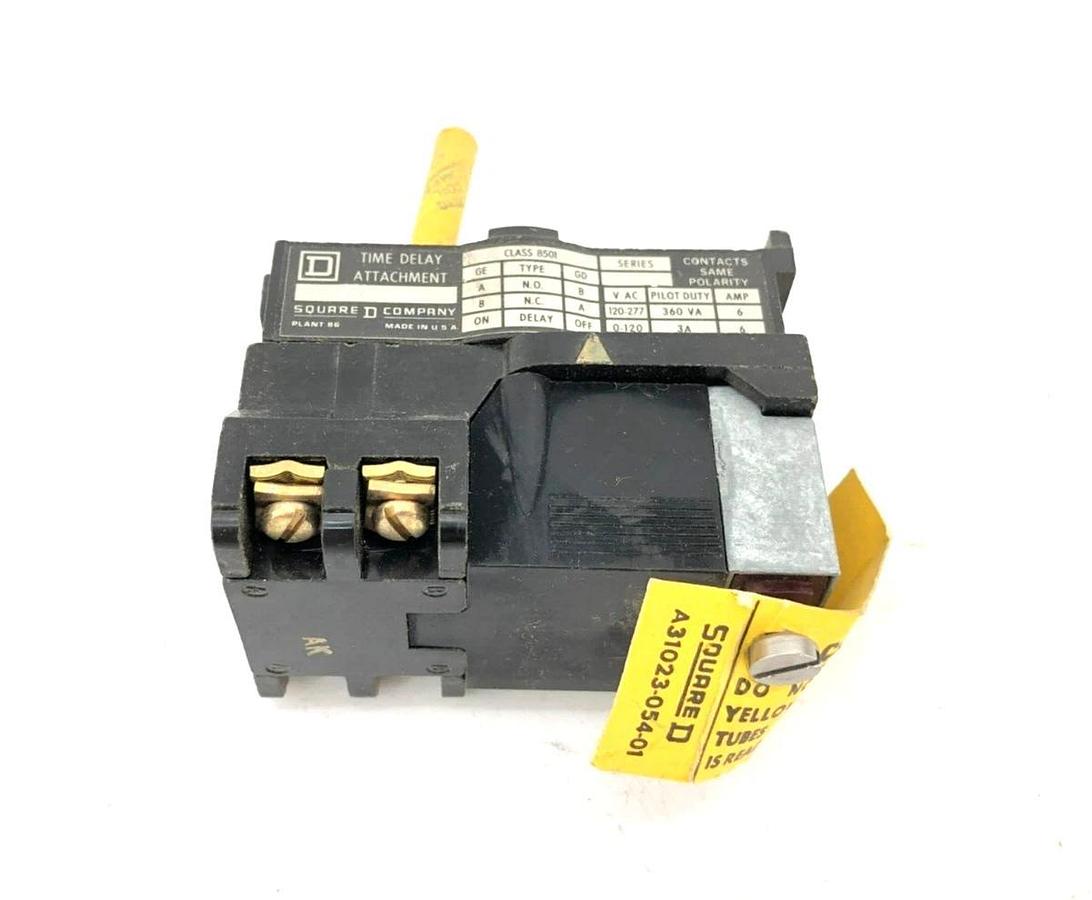 New Square D 8501GD Ser. C Time Delay Attachment