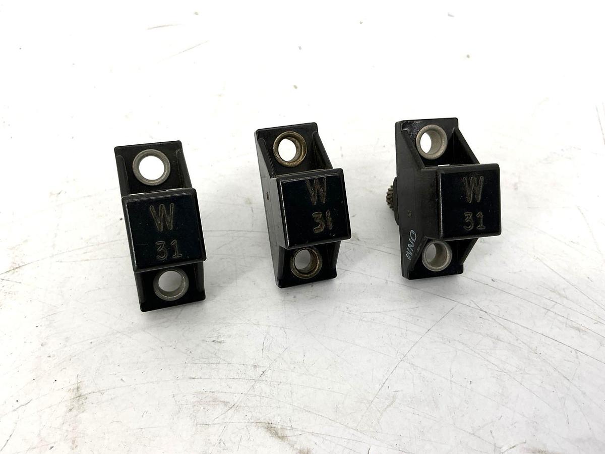 Used Lot of 3 Allen Bradley W31 Thermal Overload Relay Heater Element W-31