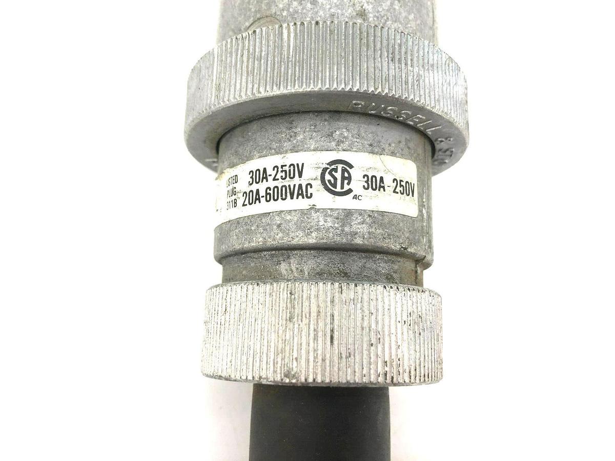 Lot of 3 New Russellstoll 3750 Plugs 30A 250V