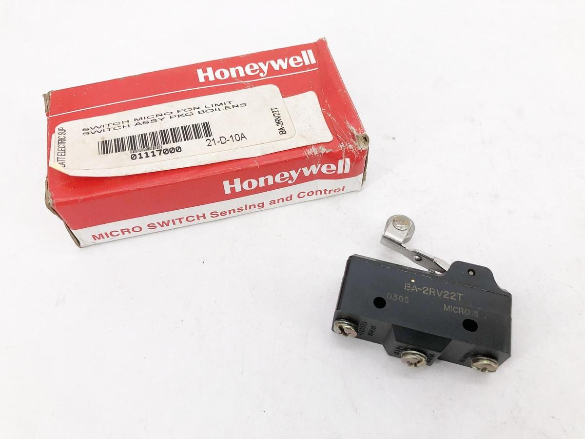 New Honeywell Microswitch BA-2RV22T Roller Lever Micro Switch