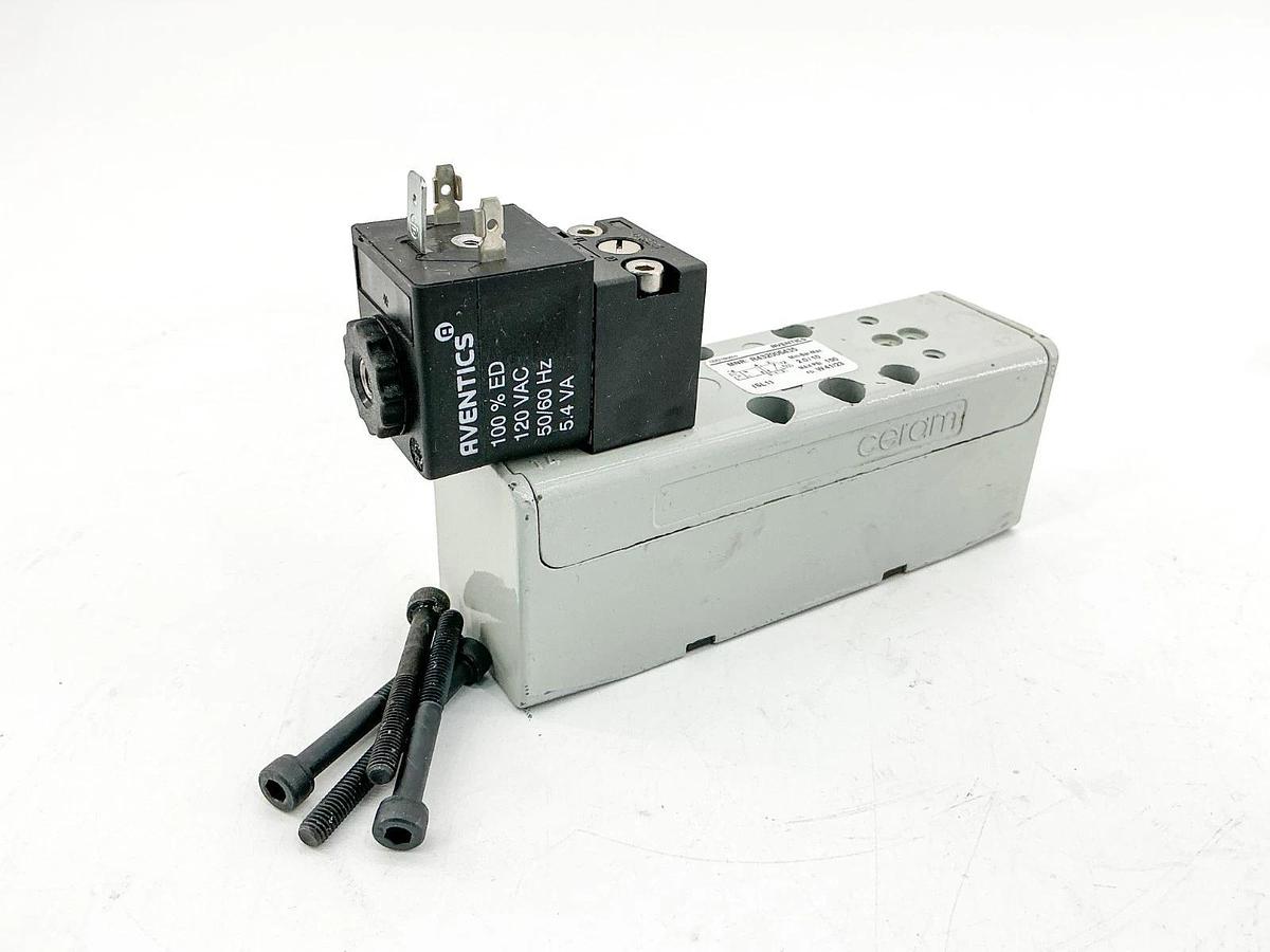 New Aventics R432006435 Solenoid Valve 150PSI 120Vac 5.4VA GT-010061-02440