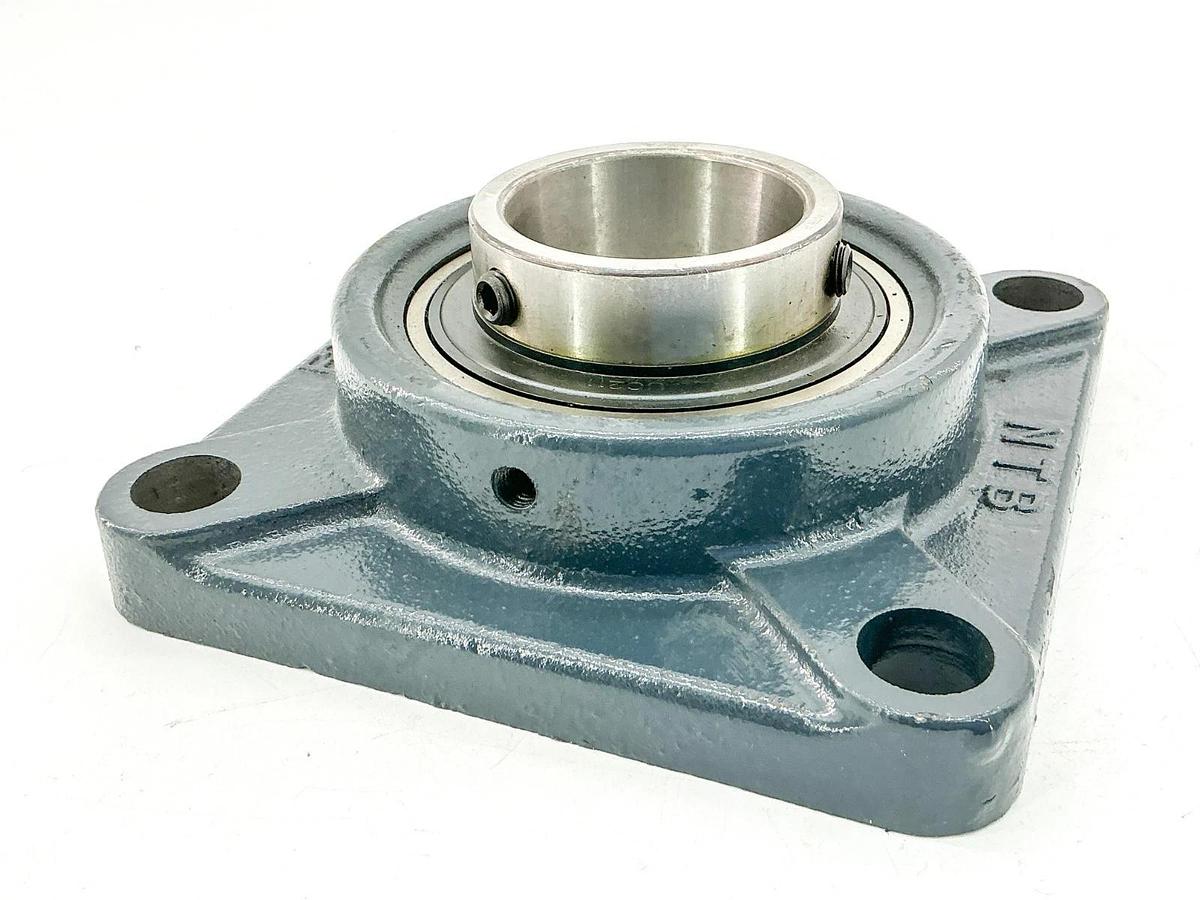 New NTB UCF211 Fourbolt Flange Ball Bearing Unit 55mm Bore - No Box