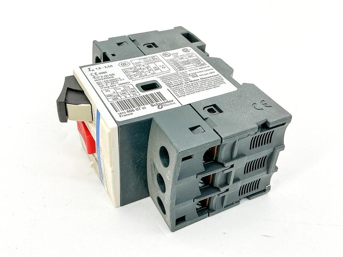 New Telemecanique GV2ME07 Motor Circuit Breaker 2.5A 034307