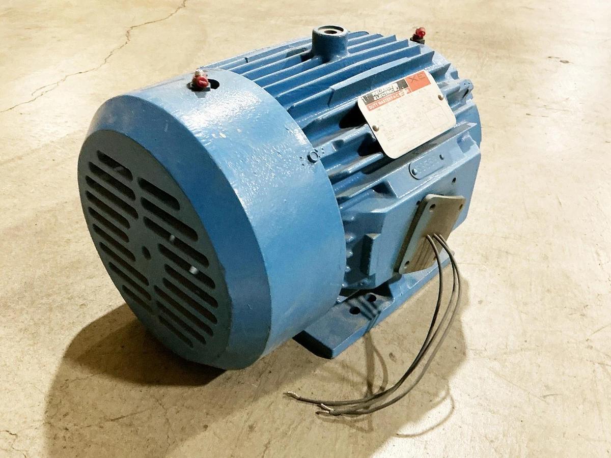 Used Reliance P18G3391C Electric Motor 3HP 575V 3520RPM 3PH 29GP183391 G UU