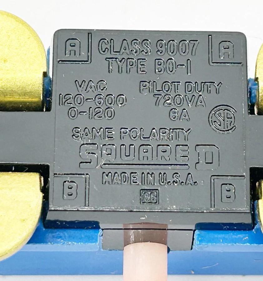 New Square D 9007-BO1 Snap Limit Switch 6A 600V 1 Pole 9007B01 - No Box