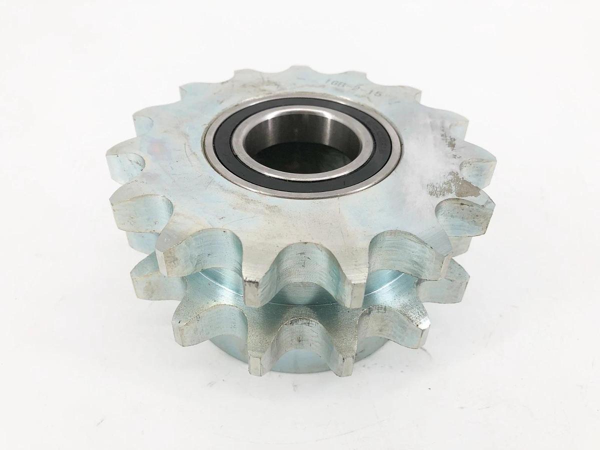 New 16B-2-15 Double Chain Idler Sprocket 15 Teeth 40mm Bore - No Box