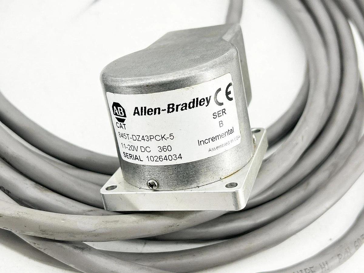 New Allen Bradley 845T-DZ43PCK-5 Encoder 11-20VDC Ser B