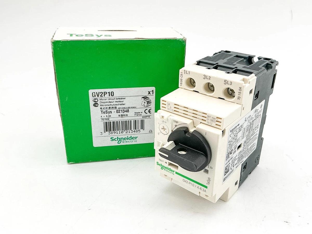 New Schneider Electric GV2P10 Circuit Breaker Manual Starter 690V 3P 021348