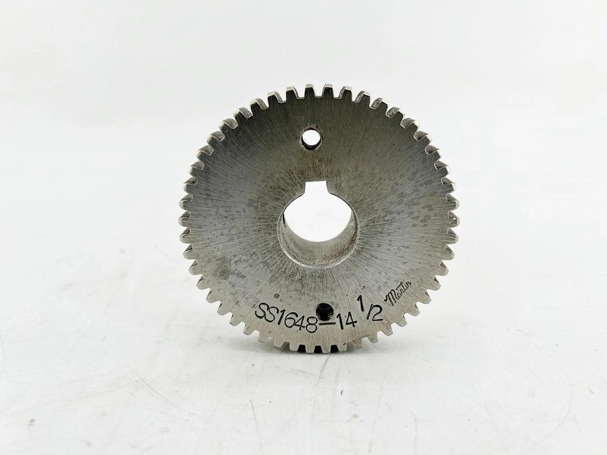 New Martin SS1648-14 1/2 Spur Gear 14 1/2 Deg 48 Tooth Stainless Steel