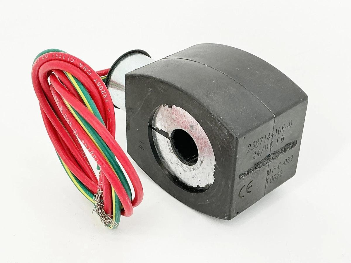 New Asco 238714-106-D 24VDC Solenoid Coil MP-C-089 - No Box