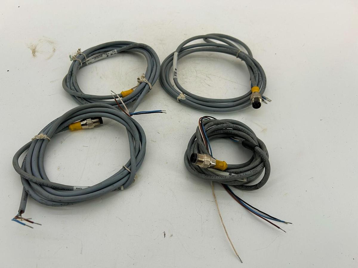 Used Lot of 4 Turck RS 4.4T-2 Cordset U2097