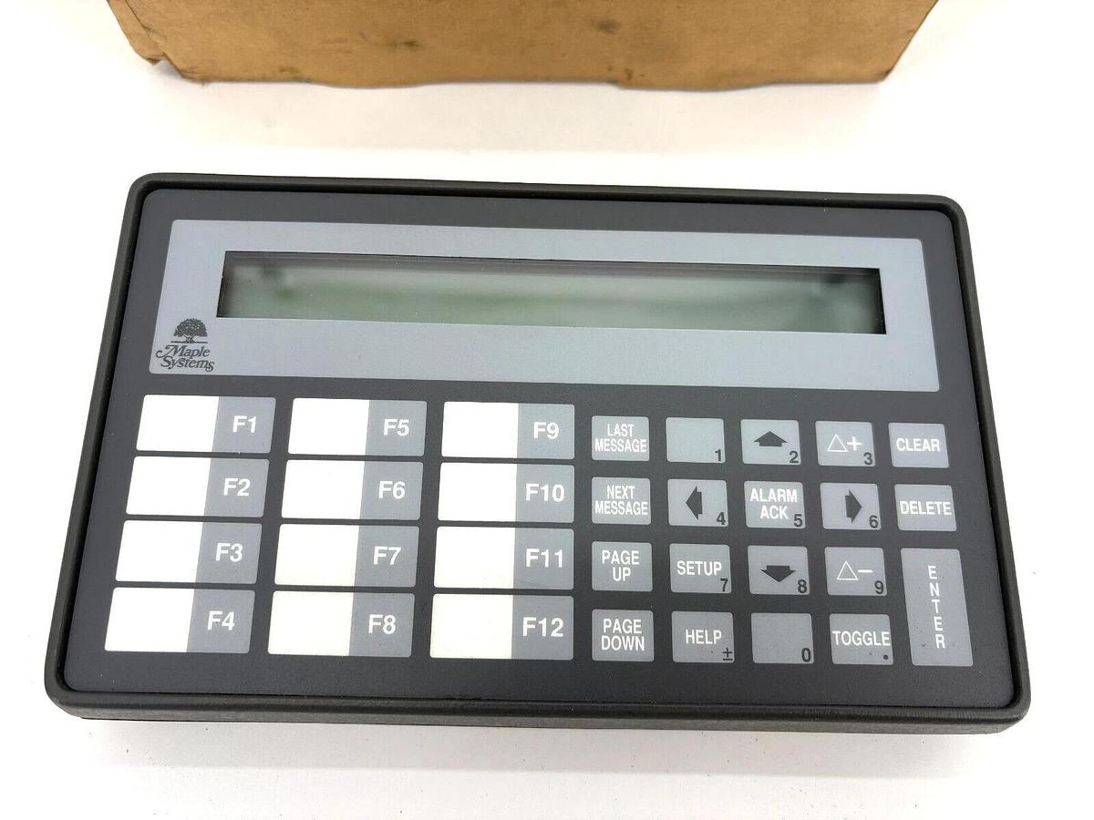 Maple Systems OIT3600-B00 Operator Interface Terminal 2x40 backlit LCD 12-30VDC